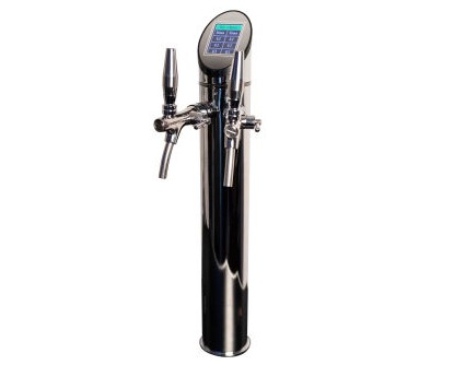 Biersäule mit Touchdisplay