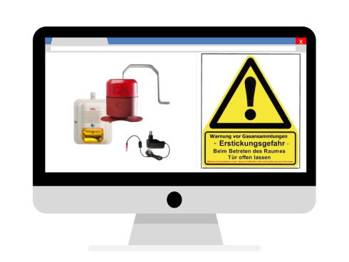 CO2 Gaswarngeräte